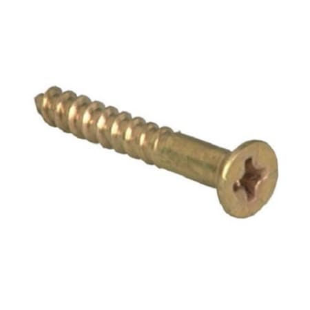 Homecare Products 385780 12 x 2.5 in. Brass Wood Screws HO2739332